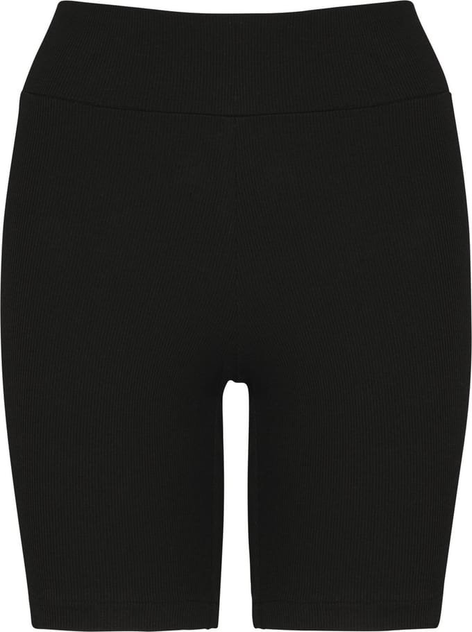 Native Spirit Ecologische geribde damesshort NS744 - Black - M
