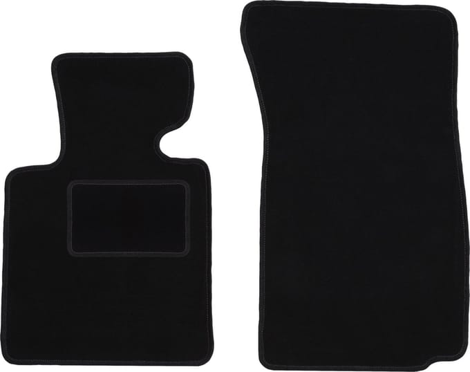 Zwarte velours vloermatten voor: BMW Z4 E86 coupé (2002-2008)