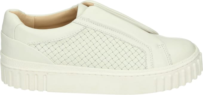 Clarks - MAYHILL BAY - Instappers - Kleur: Wit/beige - Maat: 40