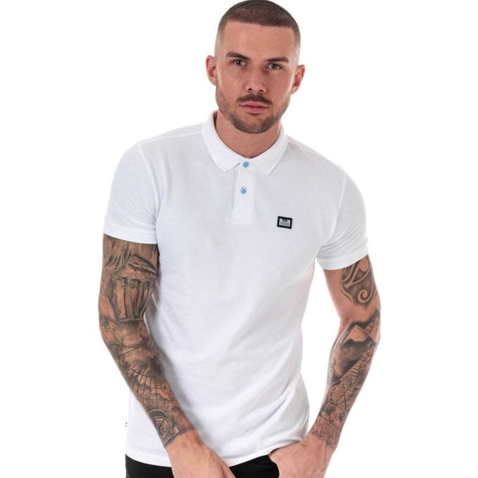 Weekend Offender Heren Barnum Katoenen Poloshirt (Wit)