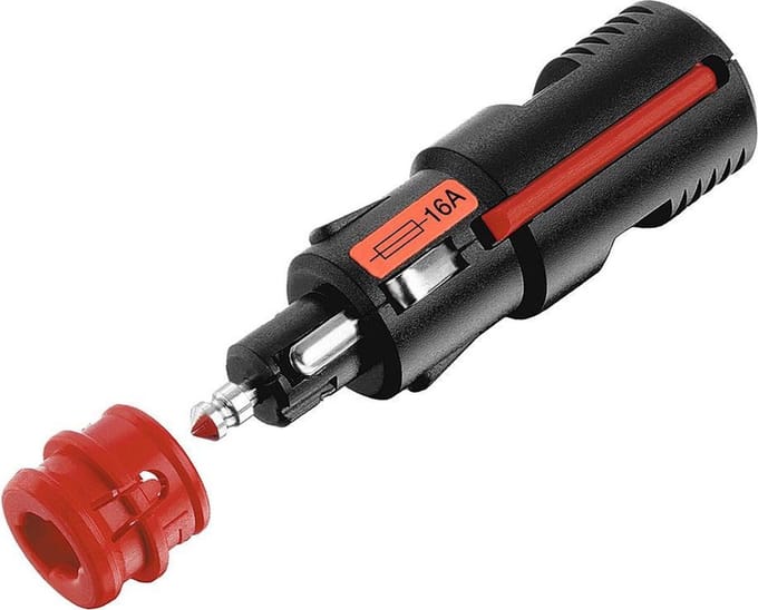 ProCar veiligheidsstekker 16A - sigarettenaansteker - 12-24 volt universeel