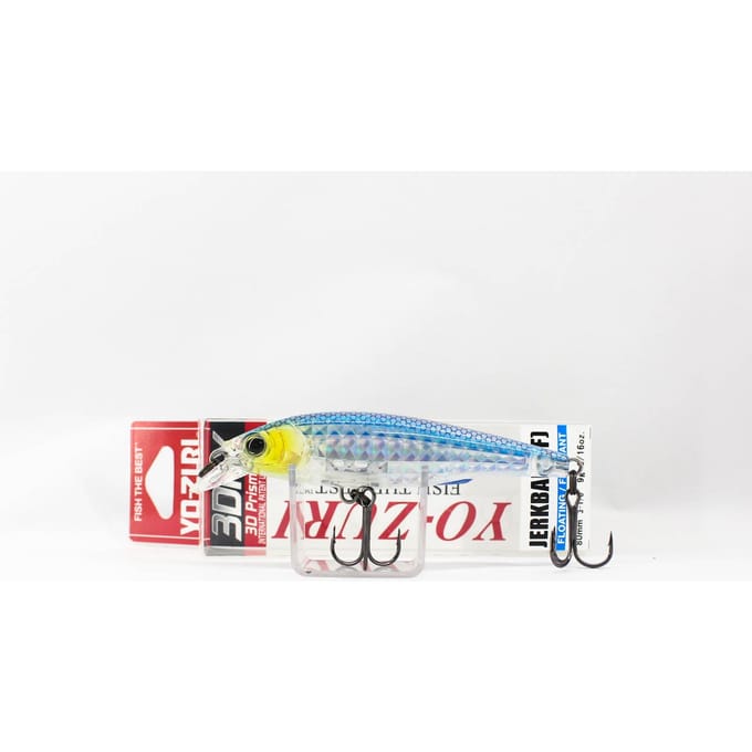 Yo Zuri 3DR-X Jerkbait 80F Drijvend kunstaas R1436-PSB (8022)
