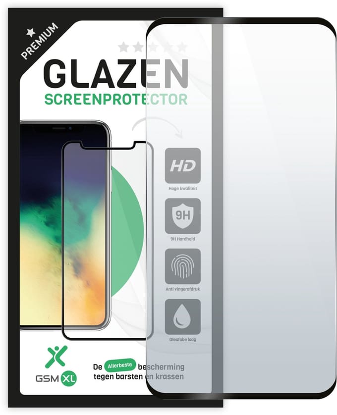 OPPO Reno12 - Premium full cover Screenprotector - Case friendly