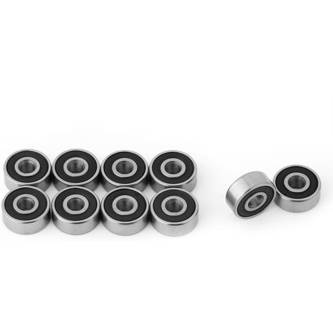10 stuks 623 2RS Dubbel Rubber Afgedichte Stalen Miniatuur Diepgroefkogellagers 3*10*4mm