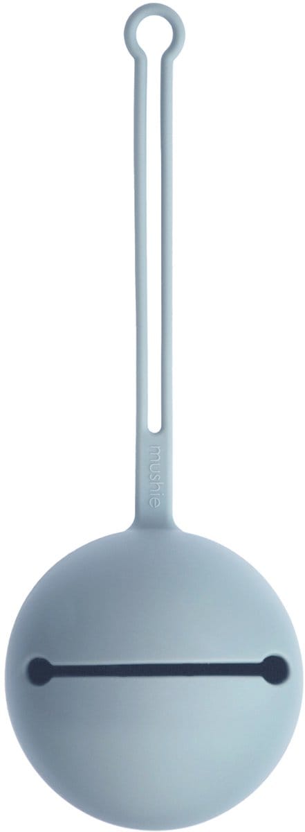 Mushie Fopspeendoosje - Siliconen - Powder Blue