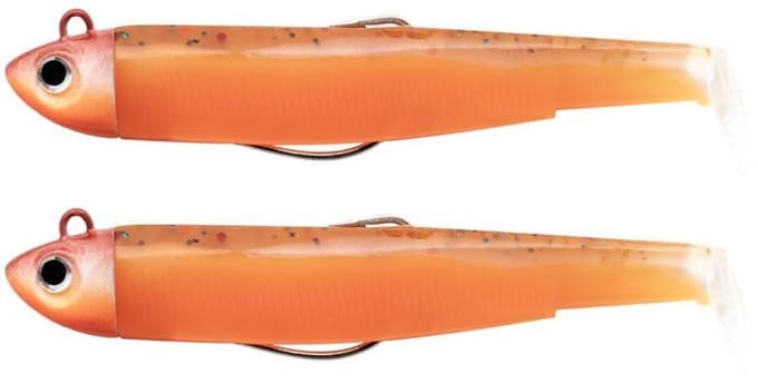 Fiiish Double Combo Black Minnow 105 Orange Glow 12 Gram 2 Stuks