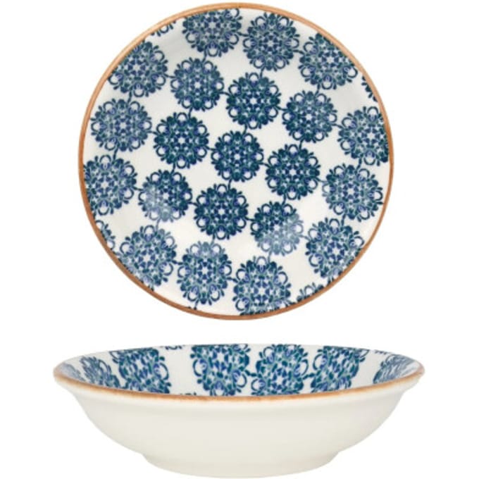 Bonna Serveerschaal - Lotus - Porselein - 15 cm (330cc) - set van 2