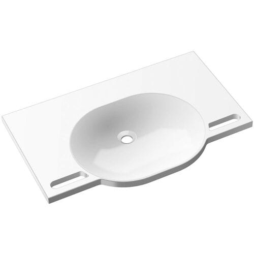 HEWI Universal washbasin 85 x 55 cm without tap hole 950.11.600