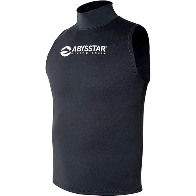 Mouwloos Duikshirt met Kraag Abysstar 2 mm