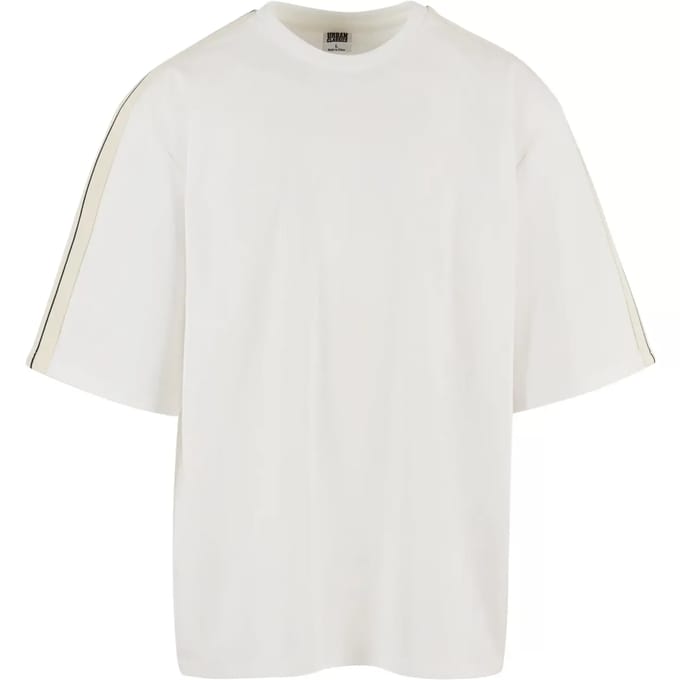 Urban Classics - Tennis Core Heren T-shirt - S - Gebroken wit