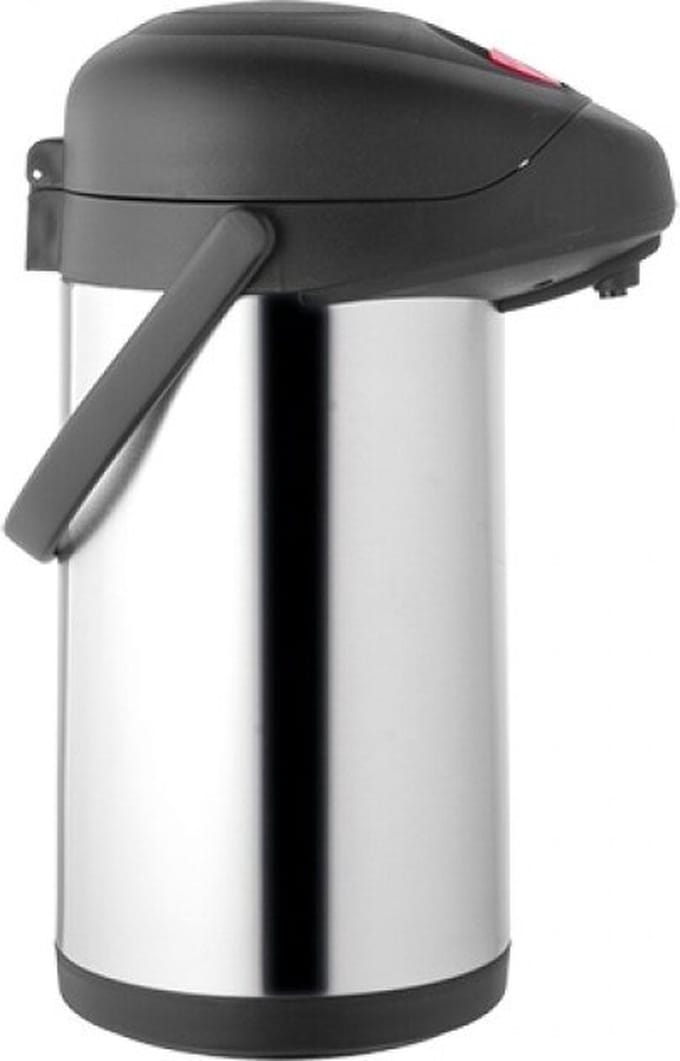 Thermoskan met Pomp RVS - 4 Liter - EMGA Pompkan