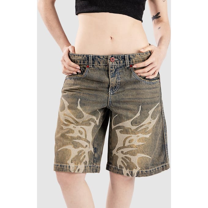 Vitriol Rowenna Korte Broek blauw