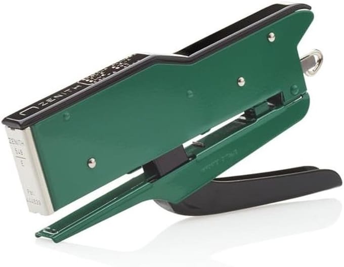 Stapler in groen-zwart - Stevige constructie met comfortabele grip voor kantoor en thuis