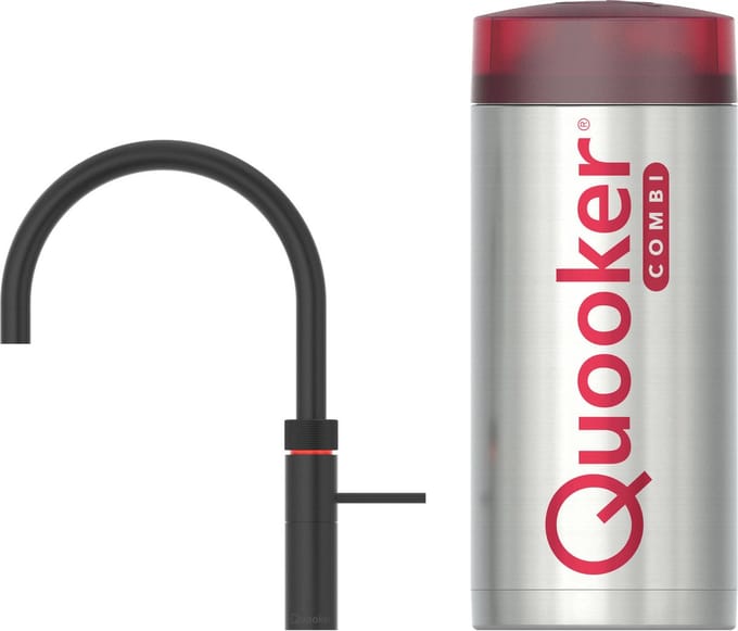 Quooker Fusion Round Zwart - COMBI+ 2.2