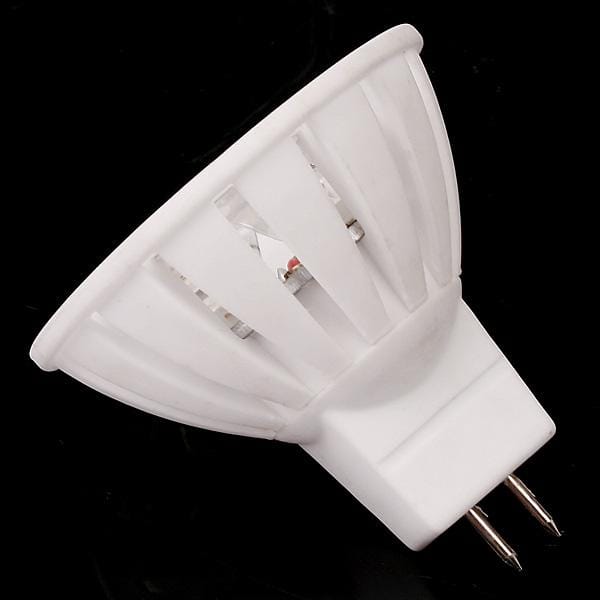 5.5W GU5.3 MR16 12V Blanc 4 LED Ampoule Projecteur En Céramique Lumineux SM blanc