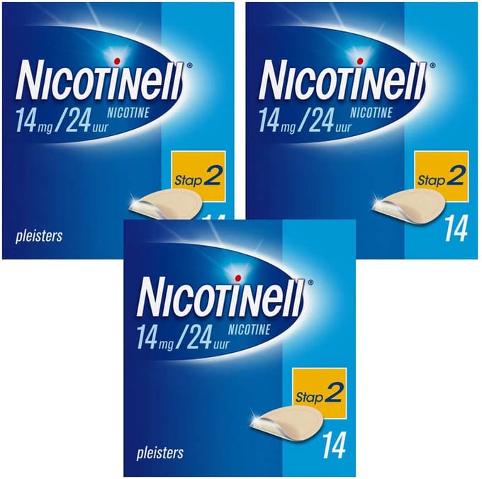 Nicotinell Nicotinepleisters 14mg - 3 x 14 stuks