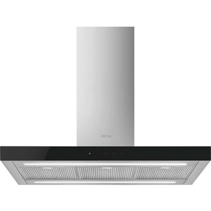 SMEG Eilandkap Afzuigkap, Eilandkap, Universeel, Roestvrij staal, 90 cm, A