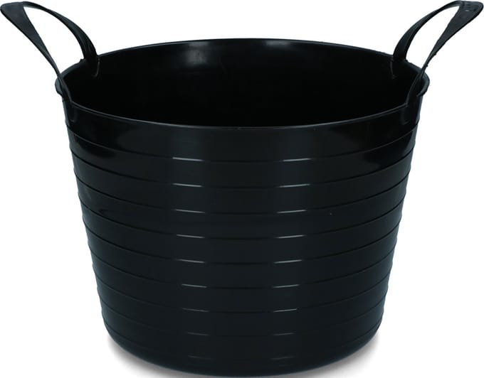 Vplast Emmer V-Trug Flexi 40 liter Zwart