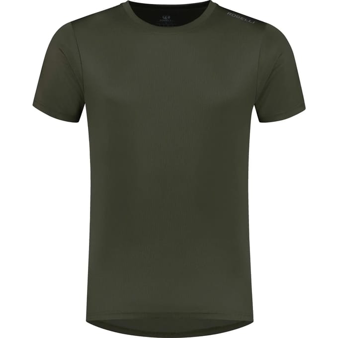 Rogelli Promo Heren Hardloopshirt - Korte mouw - Groen