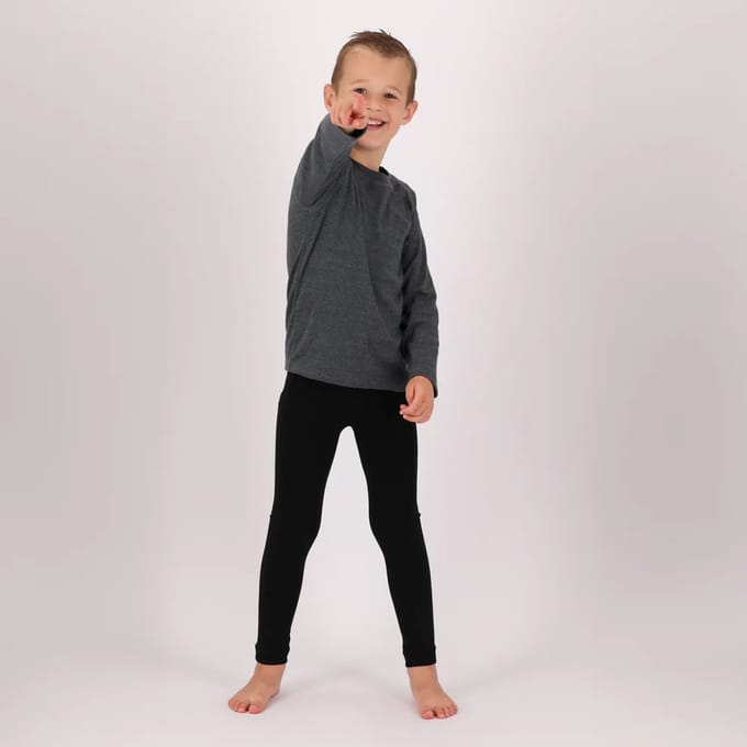 Heatkeeper - Thermolegging kind - Zwart - Maat 152/164 - 2-Pack - Thermokleding kinderen