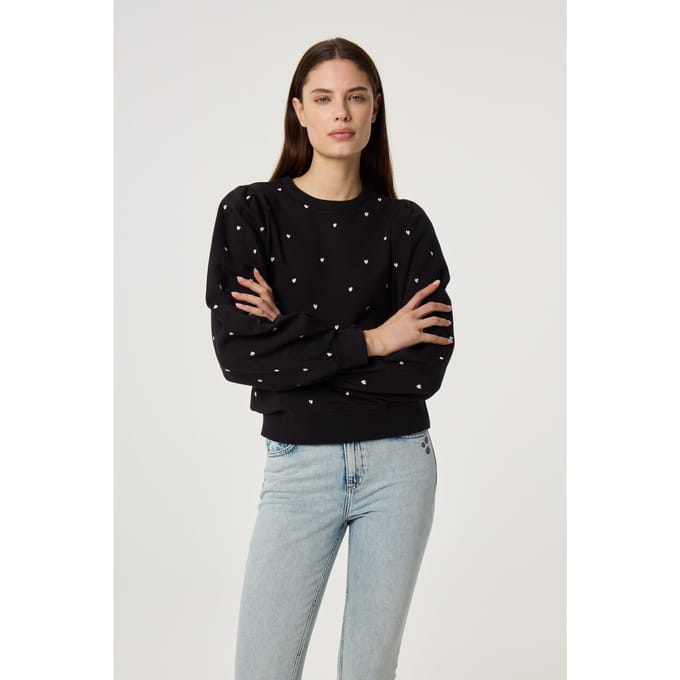 Fabienne Chapot Dina Sweater Black Maat: M | Longsleeves Outlet | Dames | Zwart