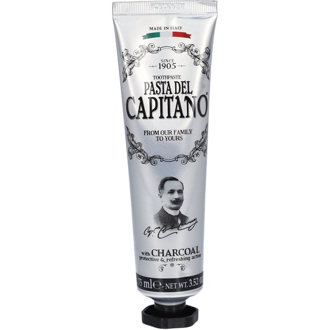 Pasta del Capitano Charcoal Tandpasta - 75 ml