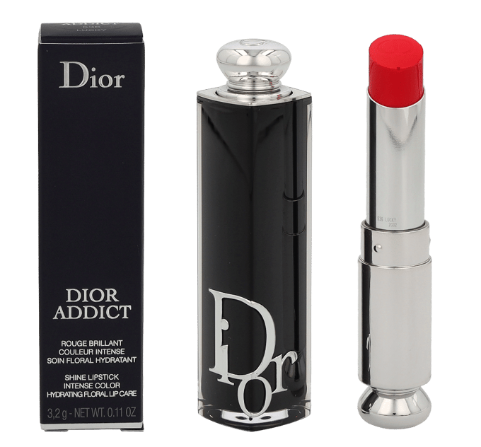 Christian Dior Addict, Shine, Cream Lipstick, Lucky, Refillable, 3.2 g