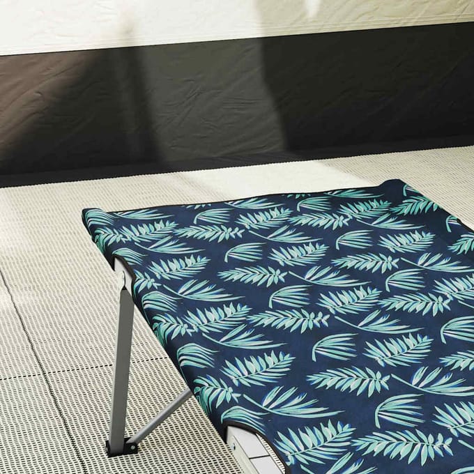 vidaXL - Opvouwbaar - Campingbed - Blad - Bossen - 194 - x - 62,5 - x - 42,5 - cm