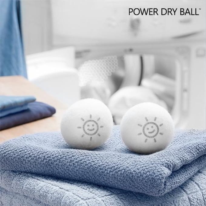 Power Dry Ball Wollen Ballen voor de Droger (pak van 2)