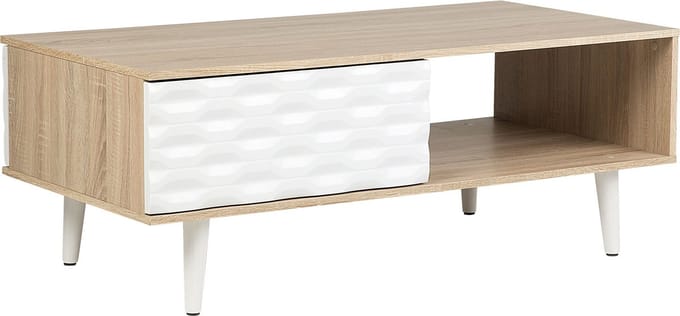SWANSEA - Salontafel - Lichte houtkleur - Spaanplaat