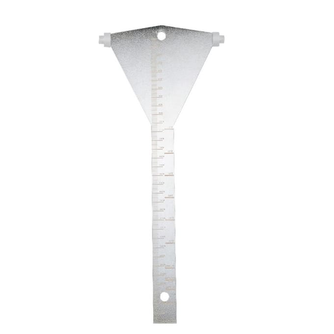 Fietsafsteller Afstelmal Correctiegereedschap Cirkeltafel Meetgereedschap Afsteltafel zilver