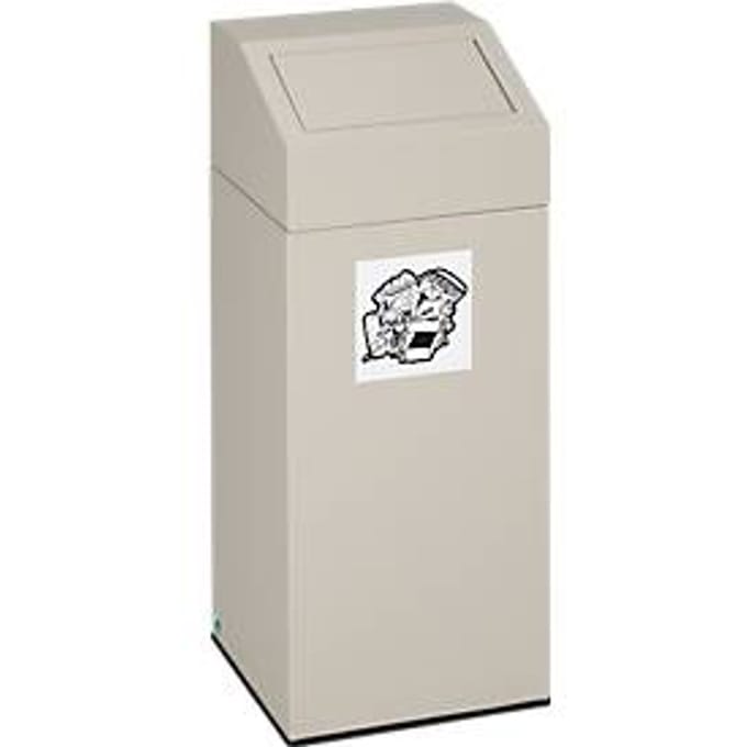 VAR afvalsorteersysteem, inhoud 45 liter, grijs