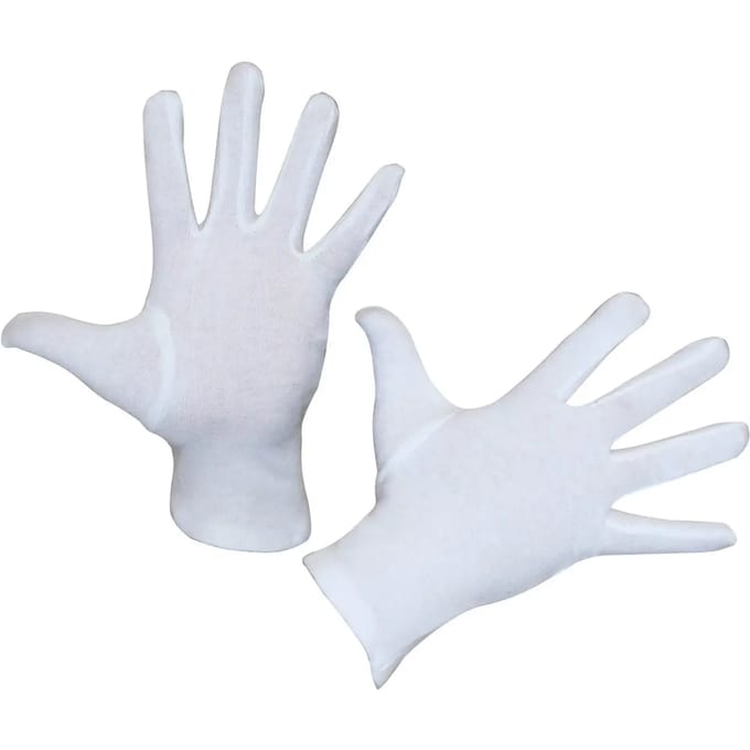 Katoen gebreide handschoenen Kerbl DermaTex (x6)