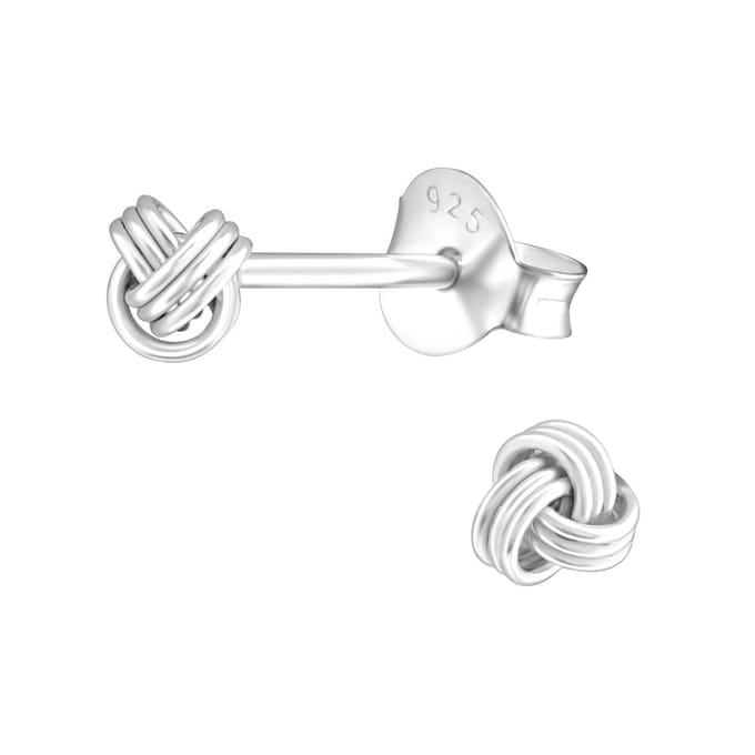 Amanto Oorbellen Freekje - 925 Zilver E-Coating - Knopje - ∅3,5mm