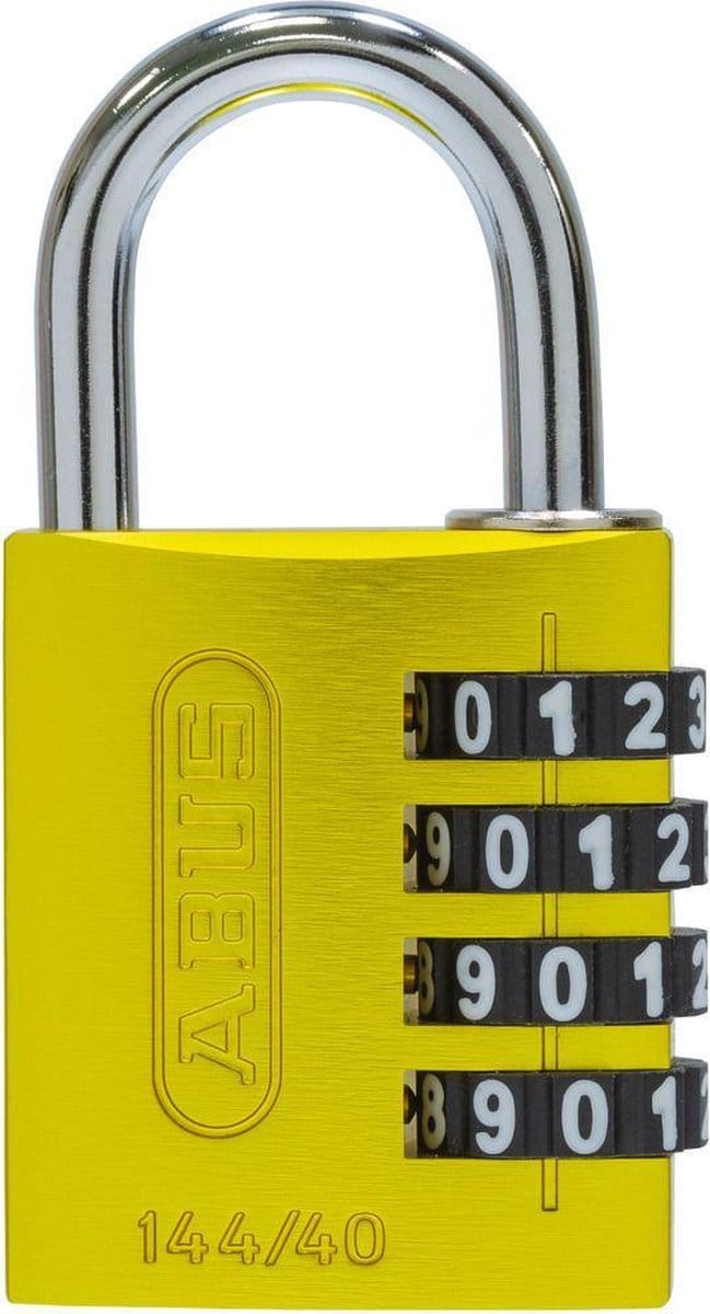 ABUS Cijferslot 144 Geel