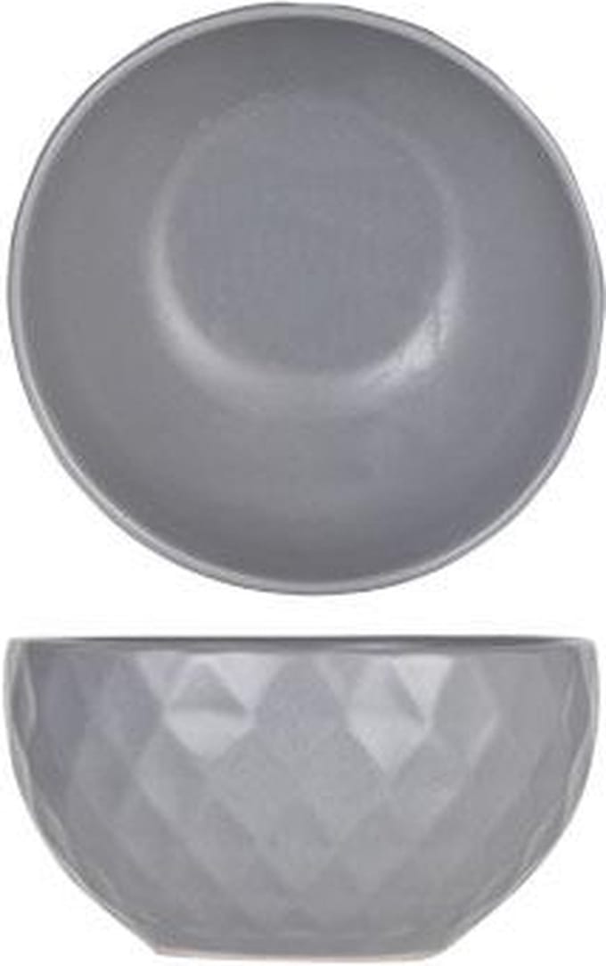 Cosy & Trendy Prisma Grey Ontbijtbol D13.5xh7cm