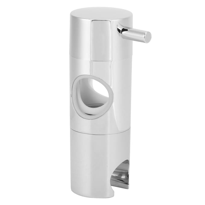 Verstelbare Douchekop Houder Steun Rail Kop Beugel Accessoire voor 24mm Schuifstang white