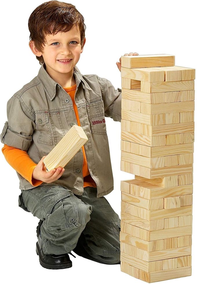 Philos timber reuze vallende toren