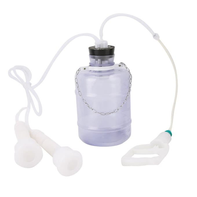 Machine à traire domestique portable 3 L, kit de traite manuelle pour vaches (Pour la vache)