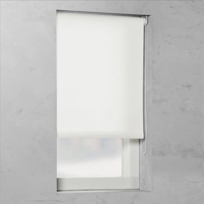 Rolgordijn Lichtdoorlatend Bright white - 140x190 cm