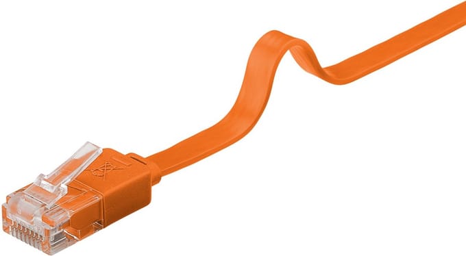 Wentronic CAT6 Netwerkkabel - RJ45 - Oranje - 1 m