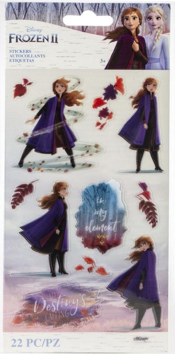 Disney - Frozen 2 - Stickers Anna - 22 stuks