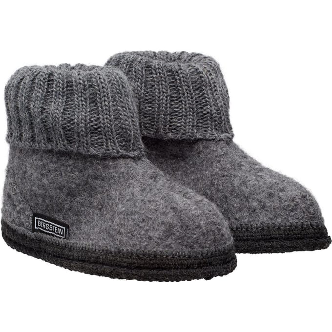 Bergstein Cozy Unisex Junior Sloffen - Grey
