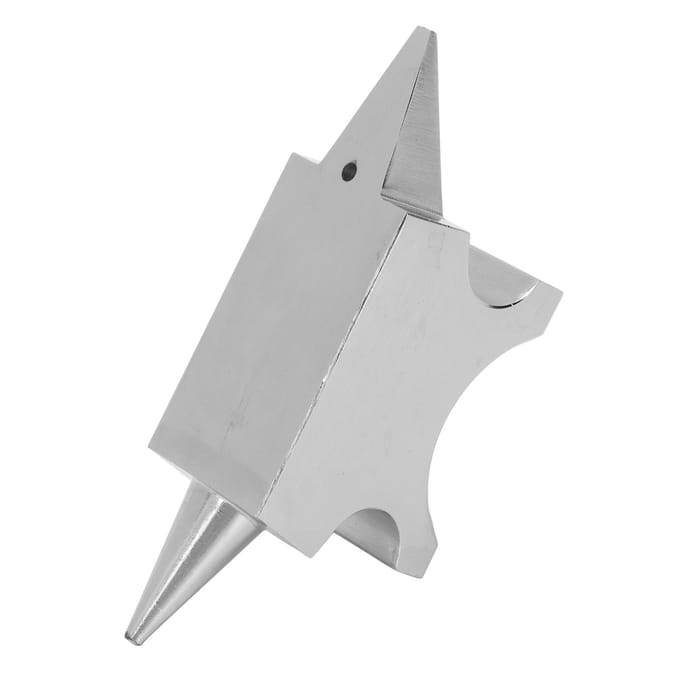 Dubbelzijdige Hoorn Aambeeld RVS Metaal Smeedplatform voor DIY Sieradenbewerking white
