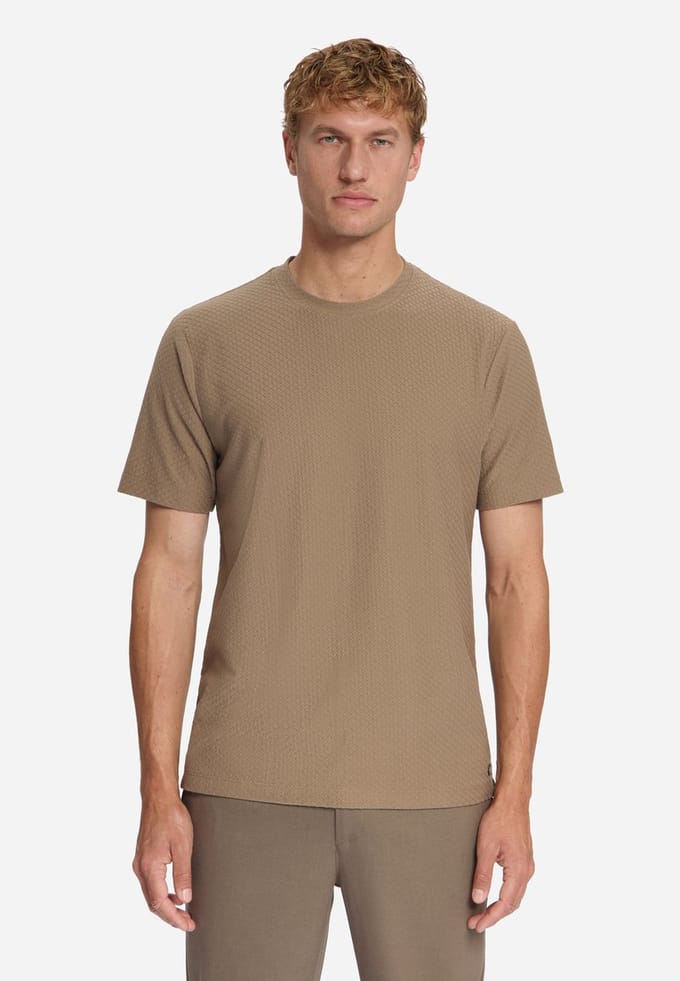 T-shirt met Structuur