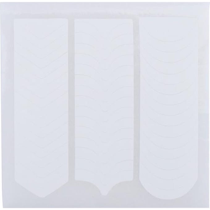 Franse Manicure Nagellak Tips Vorm Gids Sticker Nagel Accessoire white