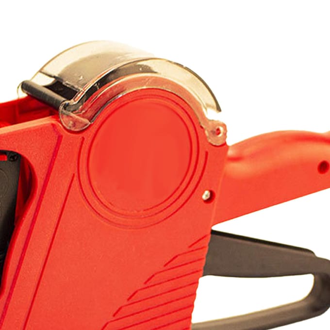 Étiqueteuse manuelle de prix à 8 chiffres avec couvercle Robuste Pratique Confortable Sensation en main Étiquette de prix red