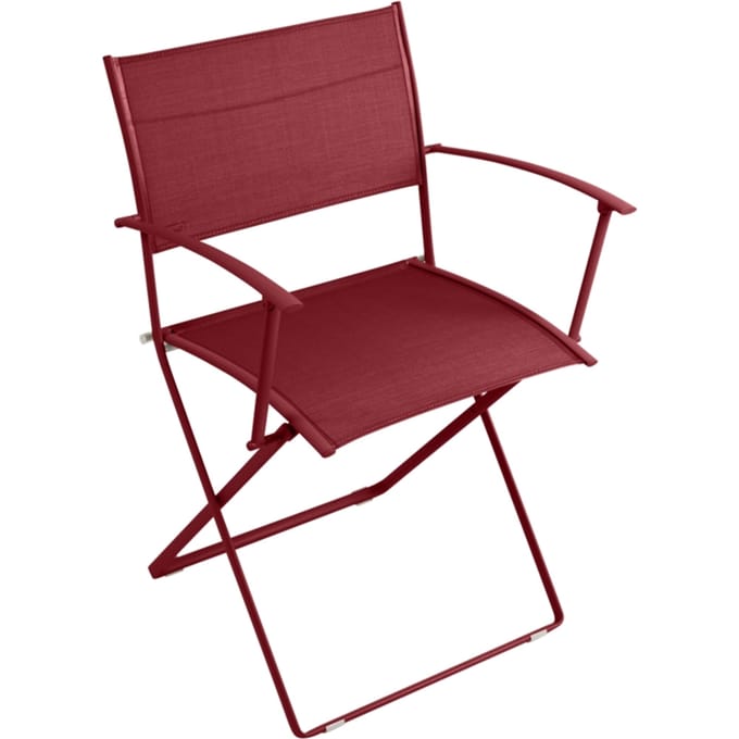 Fermob - PLEIN AIR klapfauteuil - 43 chili mat - rood