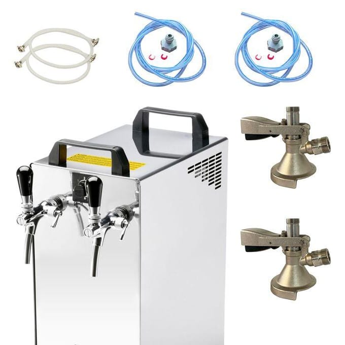 Complete set - Biertap - Kontakt 40/K 2-kraans, 50 liter/u - met Fustkoppeling Type G - Beertender, Thuistap, Bierkoeler