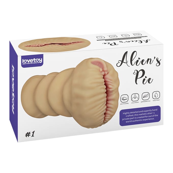 Lovetoy Stroker Masturbator ALIEN'S PIE 2 - lichte beige